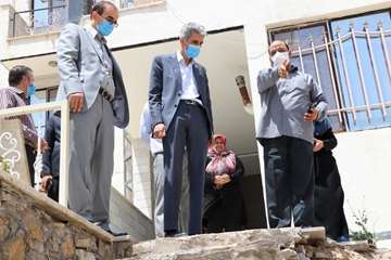 بازدید دکتر دانائی رئیس دانشگاه علوم پزشکی استان سمنان از مجتمع اقامتی شبکه بهداشت و درمان شهرستان مهدیشهر99.05.15 